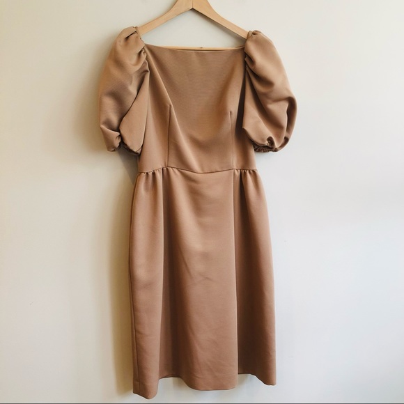 Vintage Dresses & Skirts - Vintage Puff Sleeve 80s Dress by Lee Jordan